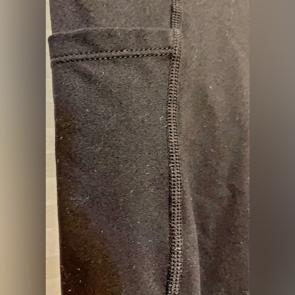 Baleaf Womens Size XS Black Bodycon Leggings Gathered Scrunched Lower Leg Style - Picture 7 of 10